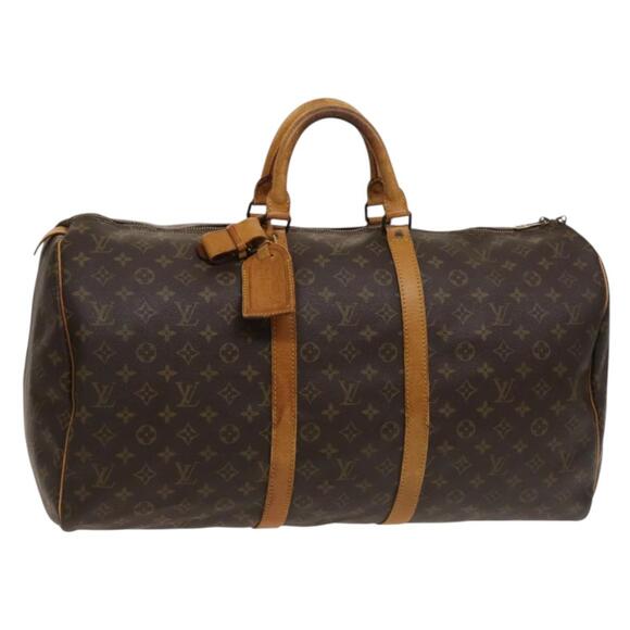 LOUIS VUITTON Monogram Keepall 55 Boston Bag M41424 - Picture 1 of 16